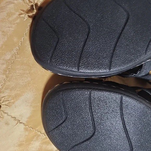 Croft&Borrow Black Depot Sandals Size 8 - Picture 10 of 11